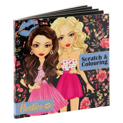 Besties Libros para pintar Libro para pintar Scratch & Colouring - Besties BE140010