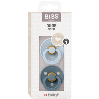 Bibs Chupete Chupete Bibs Anatomical X2 Talla 1  Baby Blue & Petrol 2211418