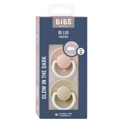 Bibs Chupete Chupete Bibs Redondo x2 Talla 2 Blush & Vanilla Glow Night - Bibs 190216