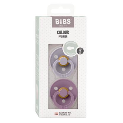 Bibs Chupete Chupete Bibs Simétrico Colour x2 Talla 2 Fossil Grey Mauve - Bibs 2221422