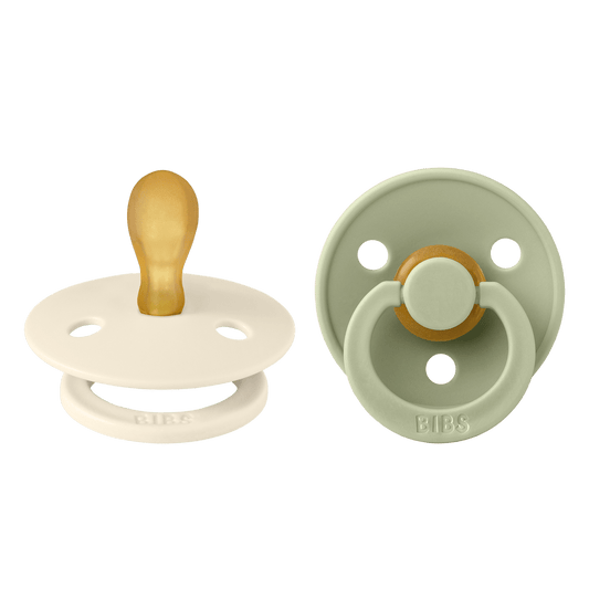 Bibs Chupete Chupete Bibs Simétrico X2 Talla 1 Ivory / Sage - Bibs 2121416