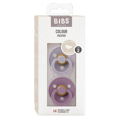 Bibs Chupete Chupete Redondo Colour x2 Talla 2 Fossil Grey / Mauve -  Bibs 120405