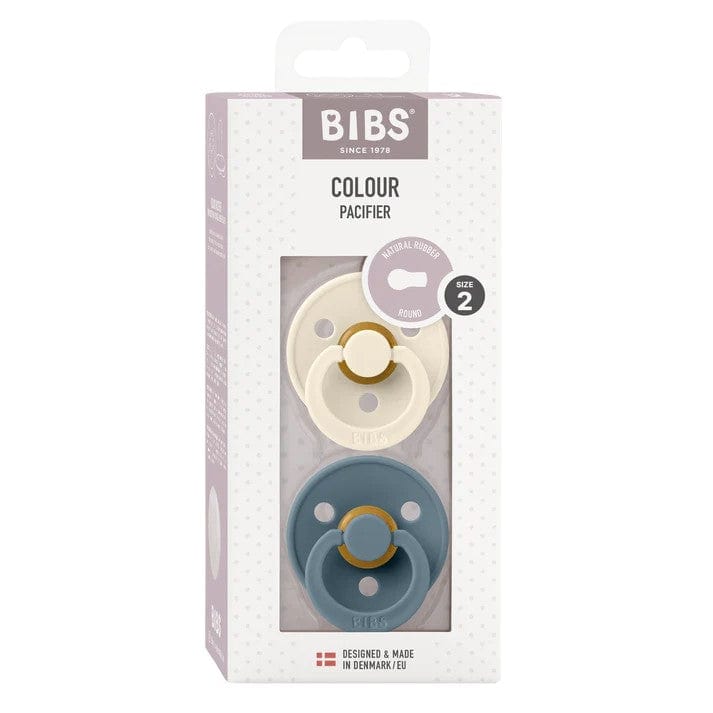 Bibs Chupete Chupete redondo Colour x2 Talla 2 Ivory / Petrol - Bibs 120367
