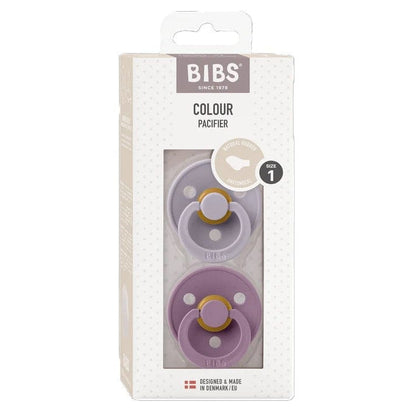 Bibs Chupete Chupete Redondo x2 Talla 1 Fossil Grey / Mauve - Bibs 110405