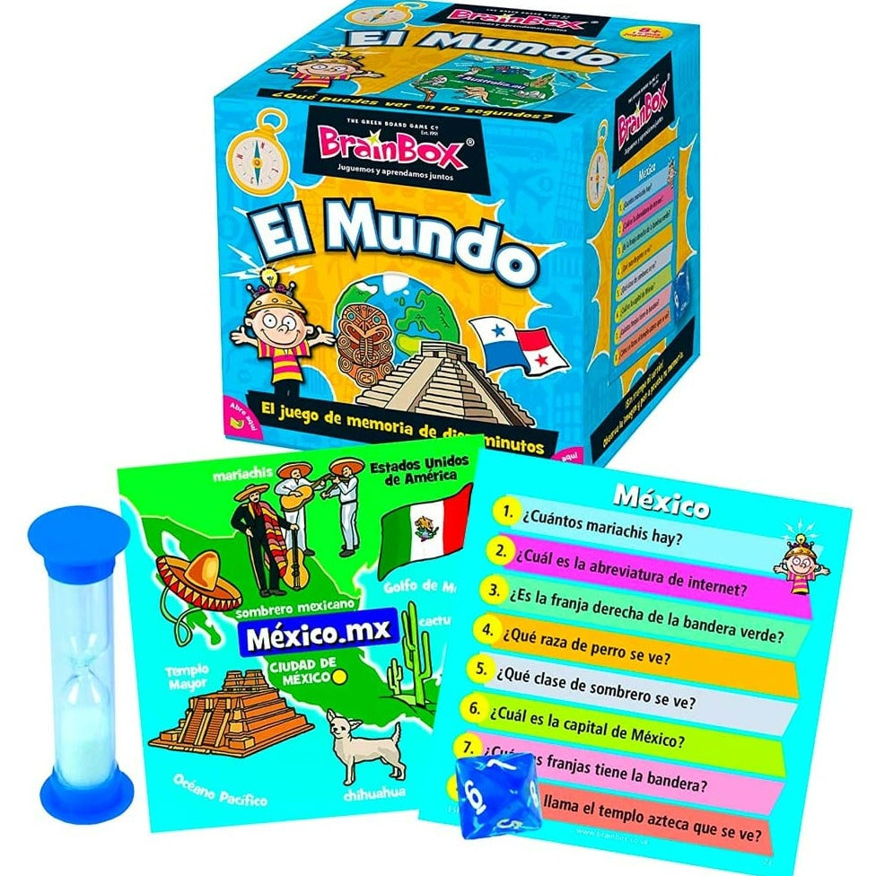Brainbox Juegos de mesa brainbox el mundo 93401