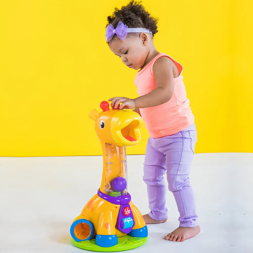 BRIGHT STARTS Juguetes de actividades para bebés Spin & Giggle Giraffe -  Bright Starts 0588E910933