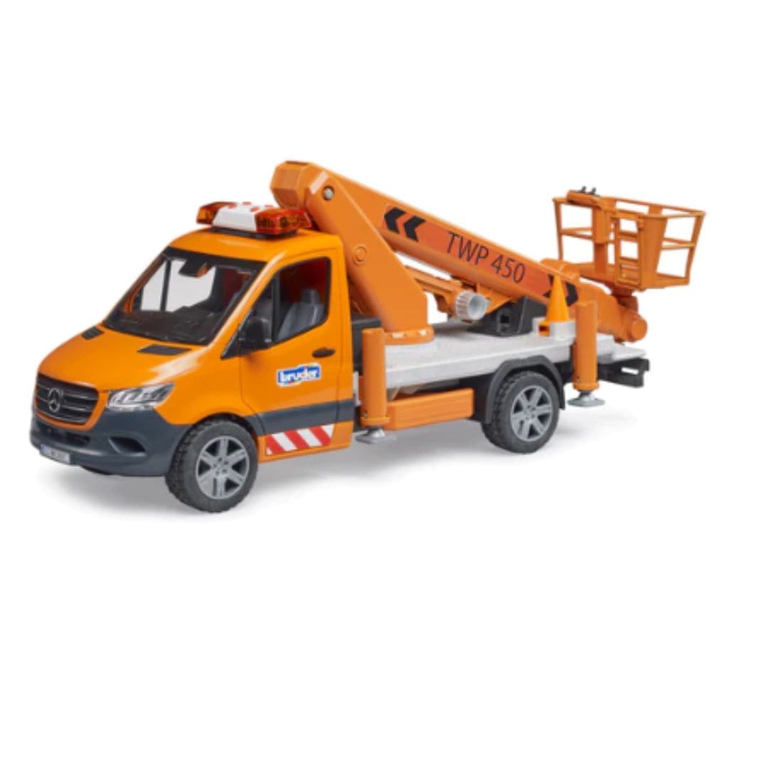 Bruder Otros transportes Mercedez Benz Sprinter con plataforma de trabajo 02679 - Escala 1:16- Bruder BRU02679