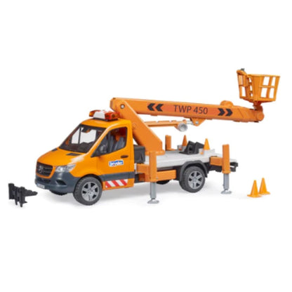 Bruder Otros transportes Mercedez Benz Sprinter con plataforma de trabajo 02679 - Escala 1:16- Bruder BRU02679