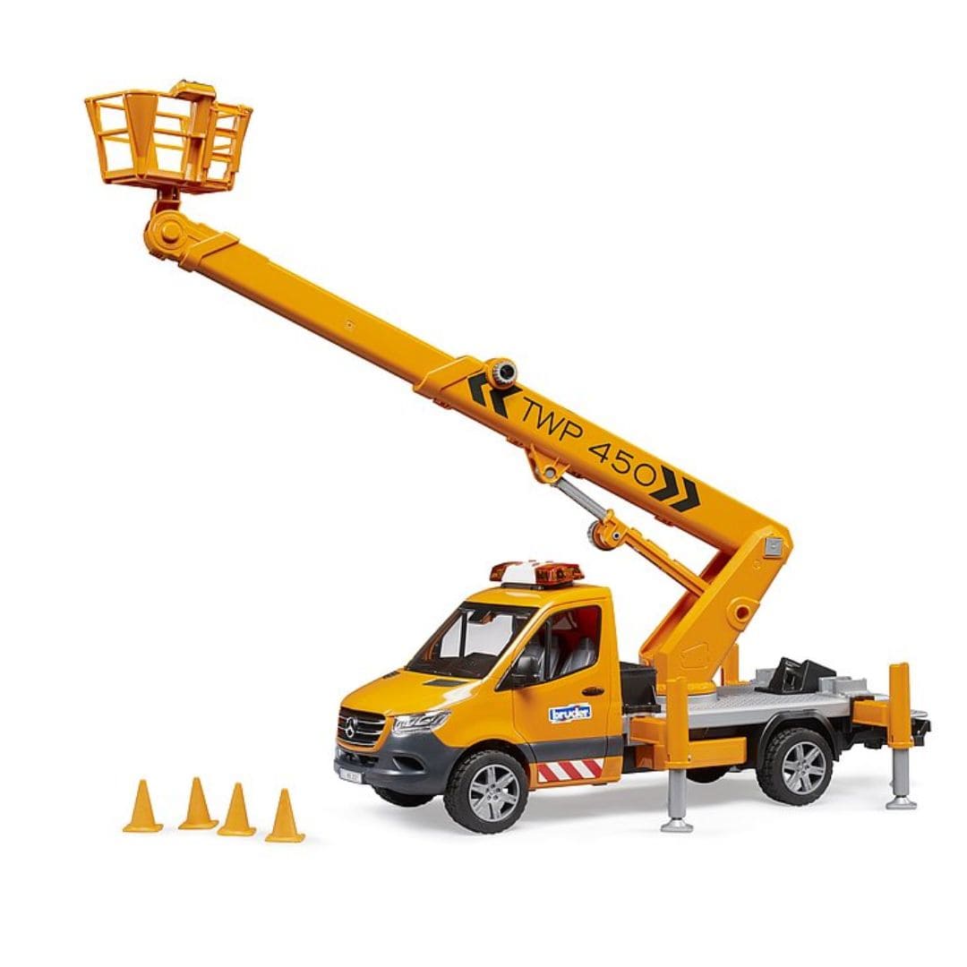 BRUDER Otros transportes Mercedez Benz Sprinter con plataforma de trabajo BRU02679 - Escala 1:16- Bruder BRU02679