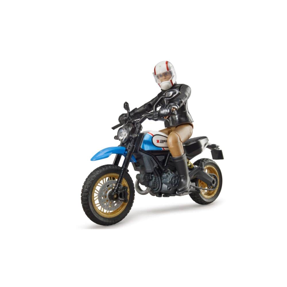 Bruder Otros transportes Scrambler Ducati Desert Sled con conductor 63051 Escala 1:16 - Bruder BRU63051