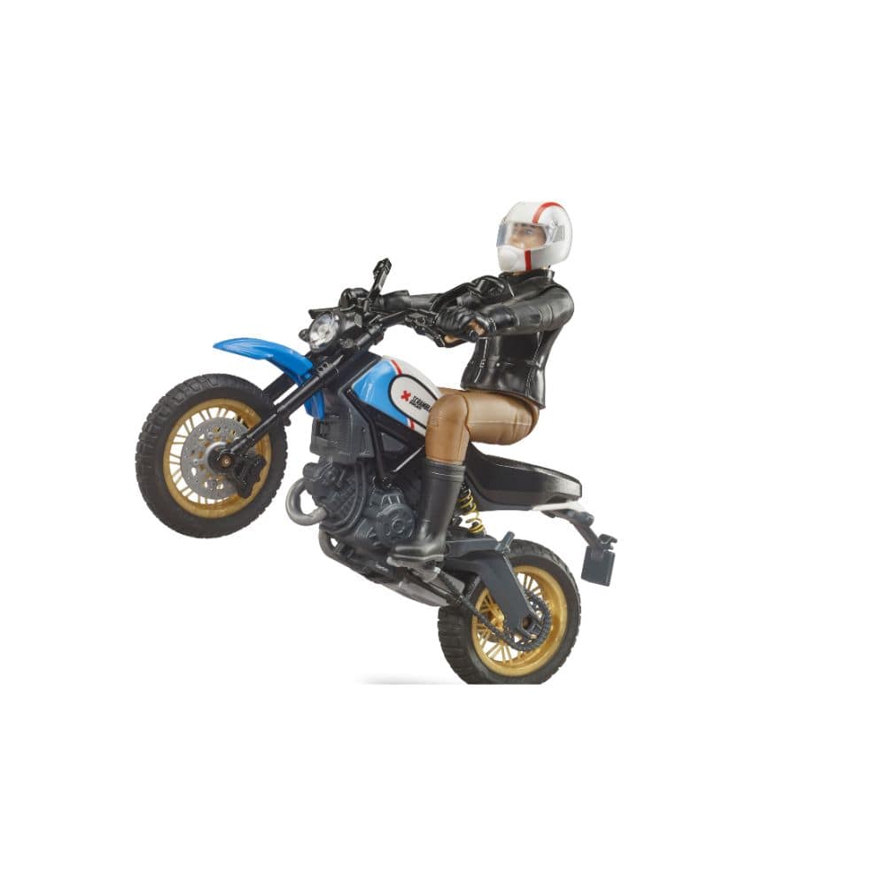 Bruder Otros transportes Scrambler Ducati Desert Sled con conductor 63051 Escala 1:16 - Bruder BRU63051
