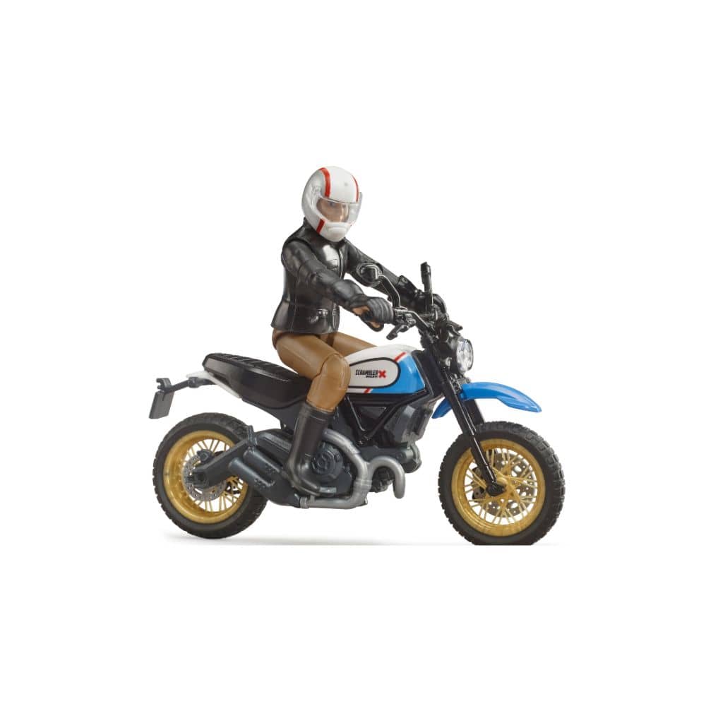 Bruder Otros transportes Scrambler Ducati Desert Sled con conductor 63051 Escala 1:16 - Bruder BRU63051