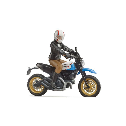 Bruder Otros transportes Scrambler Ducati Desert Sled con conductor 63051 Escala 1:16 - Bruder BRU63051