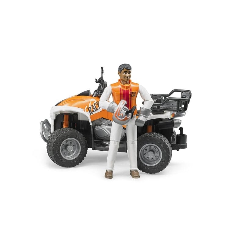 BRUDER Transportes bworld Quad con conductor 63000 - Escala 1:16 BRU63000