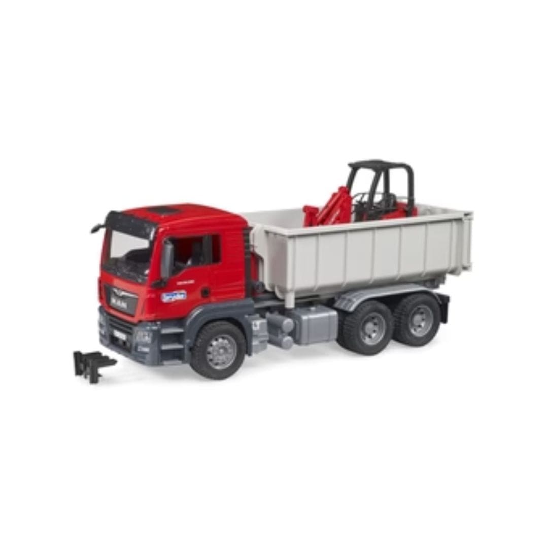 BRUDER Transportes Camión MAN TGS con contenedor rodante Schäffer 03767 - Escala 1:16- BRUDER BRU03767