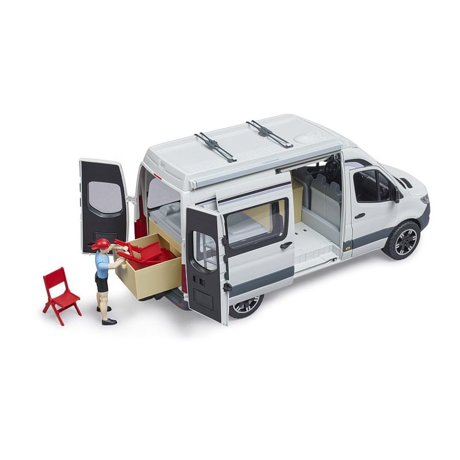 BRUDER Transportes MB Sprinter Camper con conductor 02672 Escala 1:16- BRUDER BRU02672