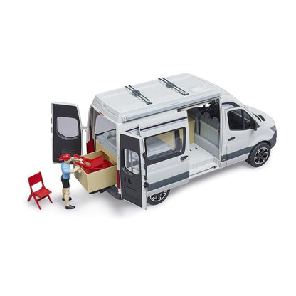 BRUDER Transportes MB Sprinter Camper con conductor 02672 Escala 1:16- BRUDER BRU02672