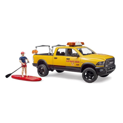 BRUDER Transportes RAM 2500 PowerWagon Life Guard and Stand Up Paddle 02506- Escala 1:16 BRU02506