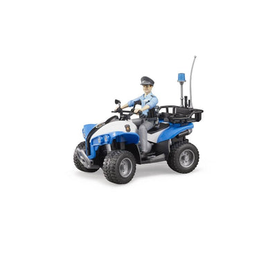 Bworld Quad con policía y equipamiento 63010 Escala 1:16 - Bruder