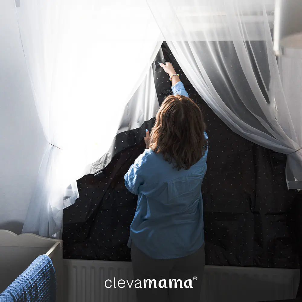 Clevamama Blackout Cortina Blackout Portátil 130 x 198 cm | ClevaMama 3415