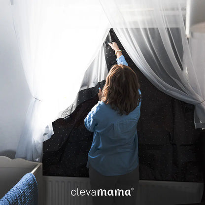 Clevamama Blackout Cortina Blackout Portátil 130 x 198 cm | ClevaMama 3415