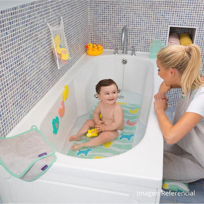 Clevamama Juegos para el baño Juguetes de Baño con Malla Organizadora 10 piezas - Clevamama 3507