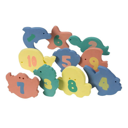 Clevamama Juegos para el baño Juguetes de Baño con Malla Organizadora 10 piezas - Clevamama 3507