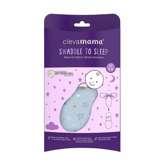 Clevamama Manta Manta de arrullo swaddle celeste Tog 1 - Clevamama 3409