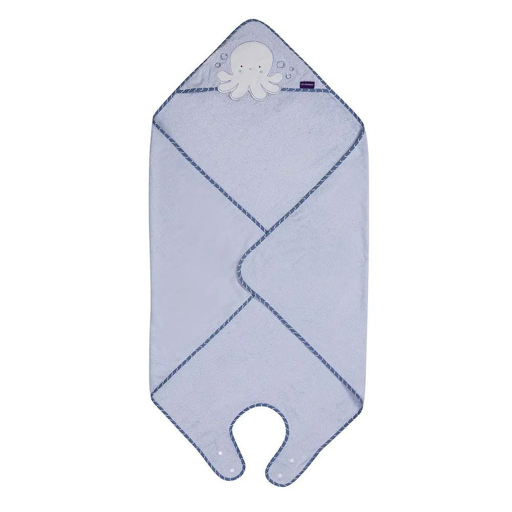 Clevamama Toalla de Baño Toalla Delantal Celeste Pulpo - Clevamama 3532