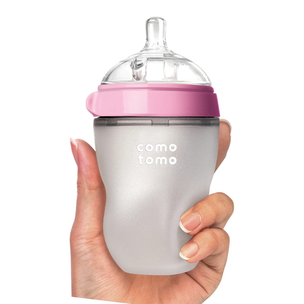 comotomo Mamadera Mamadera Rosada 250 ML - Comotomo MAMADERA-ROSADA-250-ML