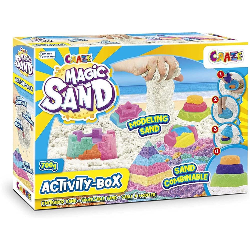 CRAZE Arte / Manualidades Caja de actividad de arena mágica - Craze 32343