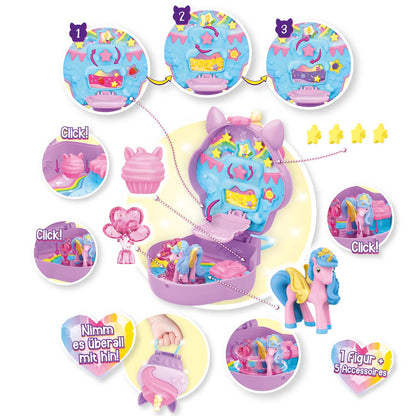 Craze Figuras de colección Set de juego coleccionable Unicornio Arcoíris Galupy in My Pocket - Craze 52990