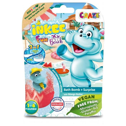 CRAZE Juegos para el Baño Bomba de baño sorpresa de hipopótamo - Craze 43417EN