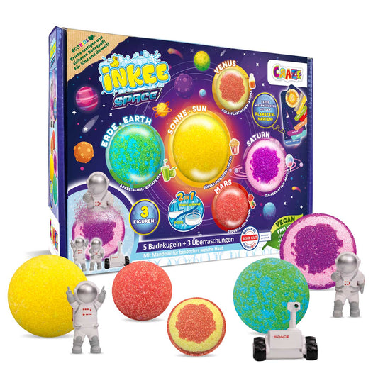 CRAZE Juegos para el Baño Set de bombas de baño Inkee Space - Craze 37645