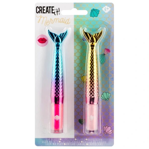 CREATE IT Juegos de roles Set de 2 Brillos para Labios con forma de Sirena - Create It! 84612B