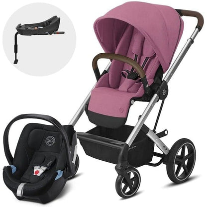 Cybex Coche Coche Balios S Lux  Slv Magnolia Pink + Aton 5+ Base CBX68141670804825