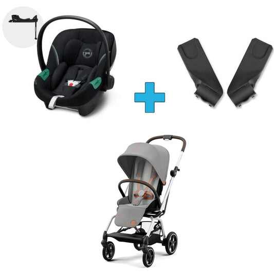Cybex Coche Coche Cybex Eezy s twist+ 2 slv 3.0 desde Recién Nacido con huevo Aton B2