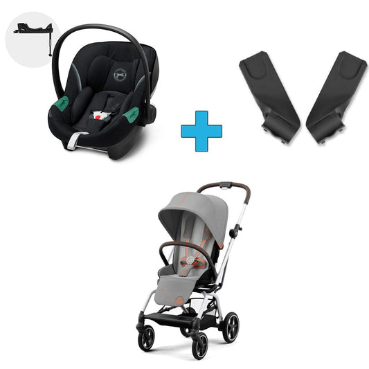 Cybex Coche Coche Cybex Eezy s twist+ 2 slv 3.0 desde Recién Nacido con huevo Aton S2