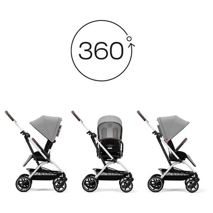 Cybex Coche Coche Cybex Eezy S twist+ 2 slv lava grey CBX522001097