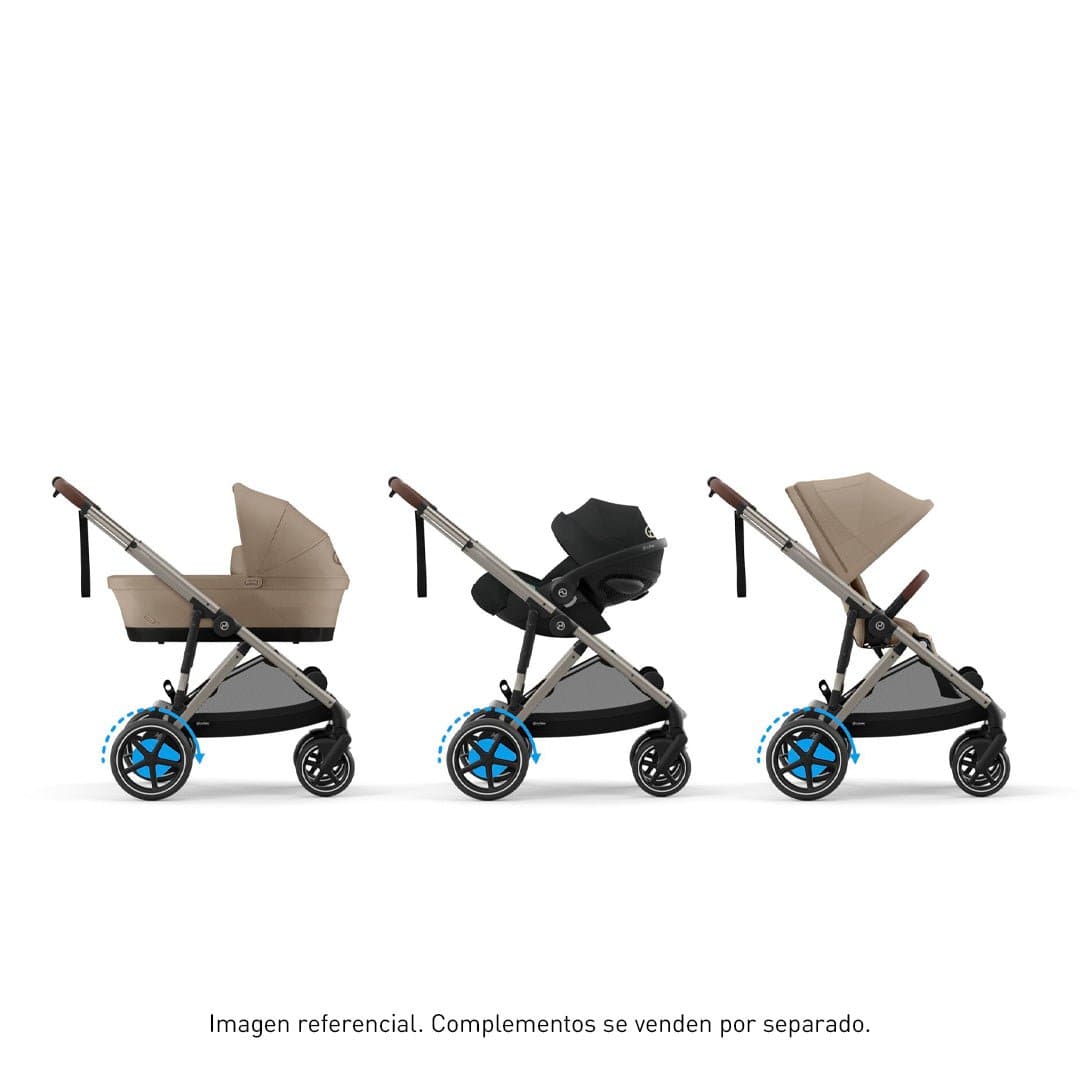 Cybex Coche Coche de paseo e-Gazelle S TPE Almond Beige - Cybex CBX524000547