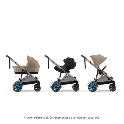 Cybex Coche Coche de paseo e-Gazelle S TPE Almond Beige - Cybex CBX524000547