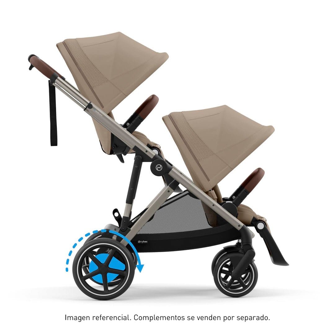 Cybex Coche Coche de paseo e-Gazelle S TPE Almond Beige - Cybex CBX524000547