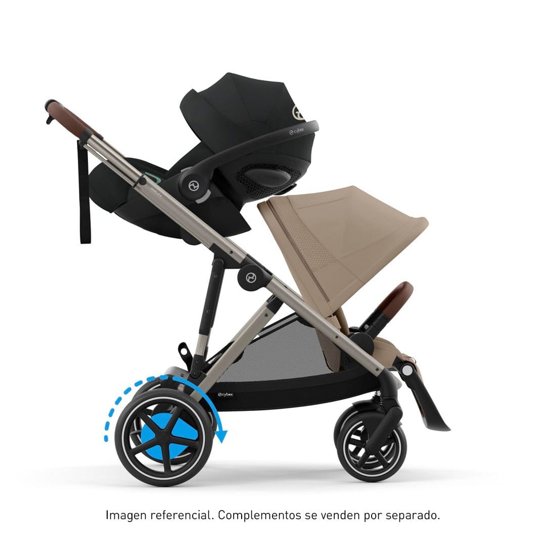 Cybex Coche Coche de paseo e-Gazelle S TPE Almond Beige - Cybex CBX524000547