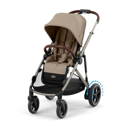 Cybex Coche Coche de paseo e-Gazelle S TPE Almond Beige - Cybex CBX524000547