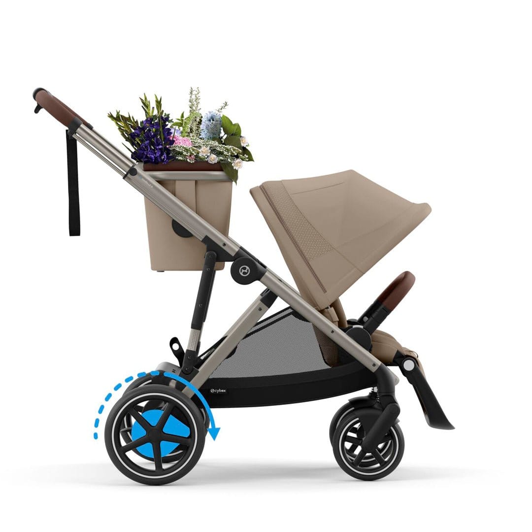 Cybex Coche Coche de paseo e-Gazelle S TPE Almond Beige - Cybex CBX524000547