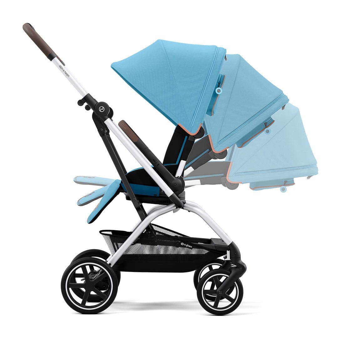 Cybex Coche Coche de paseo Eezy S Twist+ 2 SLV Beach Blue Turquesa 3.0 - Cybex CBX522001117