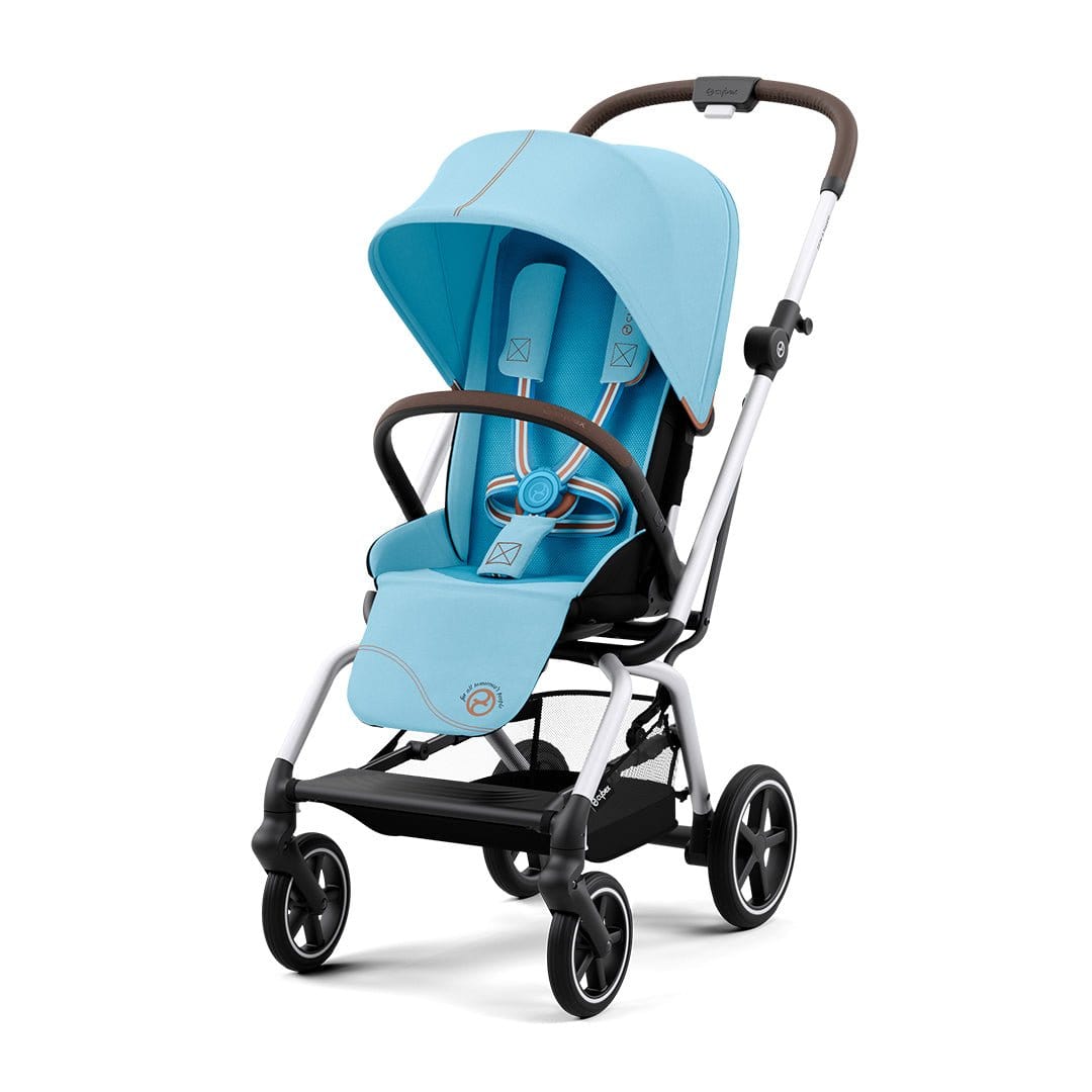 Cybex Coche Coche de paseo Eezy S Twist+ 2 SLV Beach Blue Turquesa 3.0 - Cybex CBX522001117