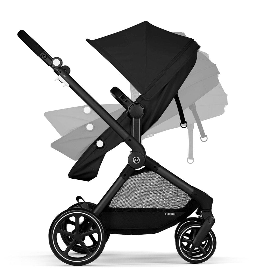 Cybex Coche Coche de Paseo EOS Lux 2 en 1 Moon Black CBX522004881