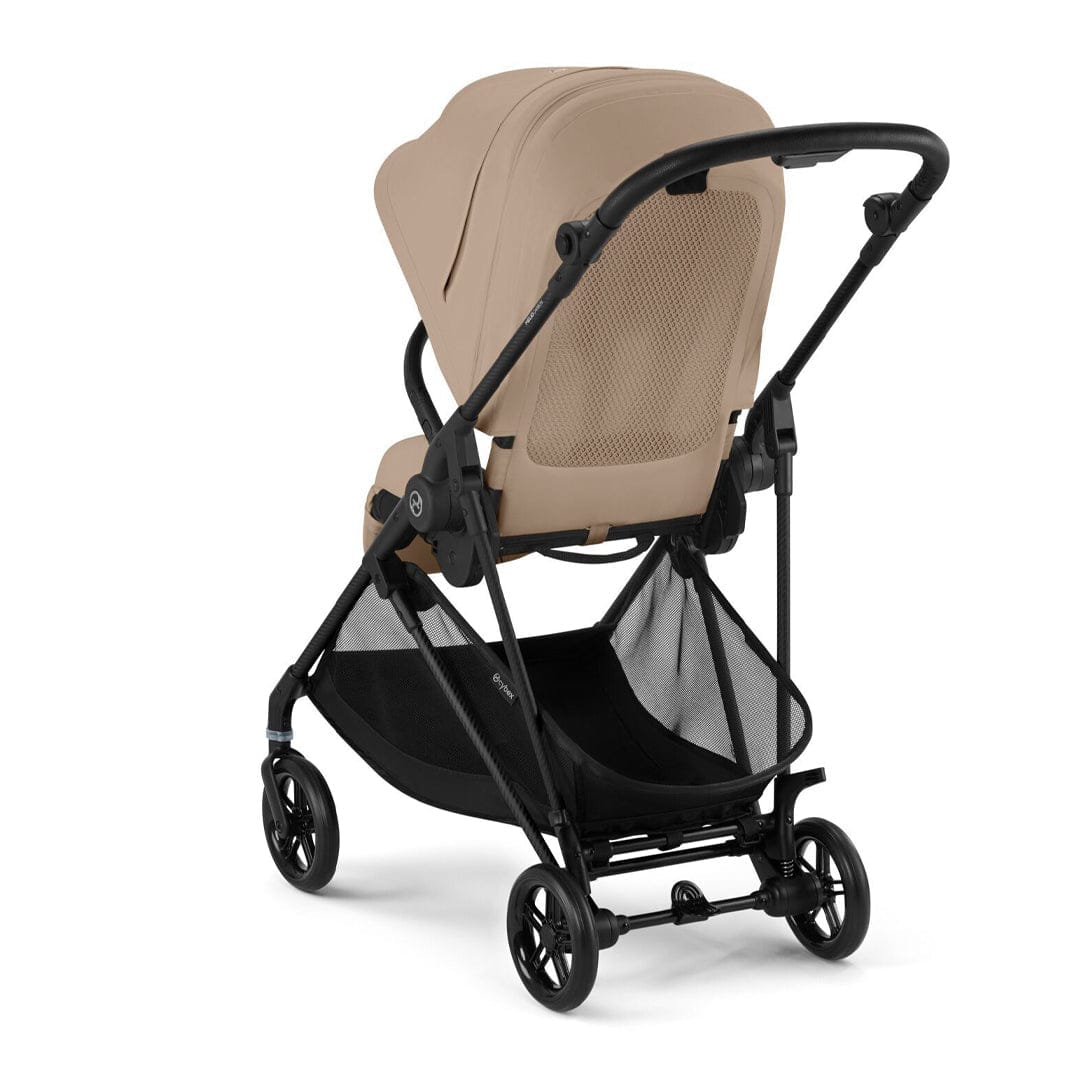 Cybex Coche Coche de paseo Melio Carbon Black Almond Beige - Cybex CBX525000011