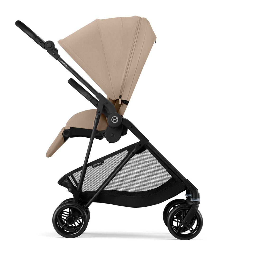 Cybex Coche Coche de paseo Melio Carbon Black Almond Beige - Cybex CBX525000011